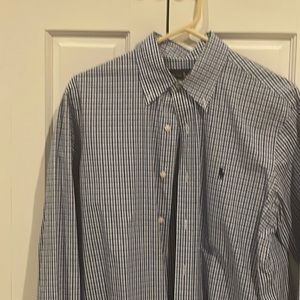 Ralph Lauren Mens button down plaid shirt